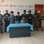 Operativo encabezado por SSP y FGE, con apoyo de fuerzas federales, asegura más de 54 kilos de presunta marihuana y 30 mil litros de hidrocarburo