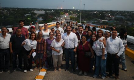 Pedro Miguel Rosaldo reabre el Puente de la Avenida Uno tras su rehabilitación integral