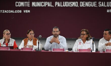 Coatzacoalcos fortalece acciones contra el dengue, paludismo y problemas de salud pública; la meta es llegar a cero casos