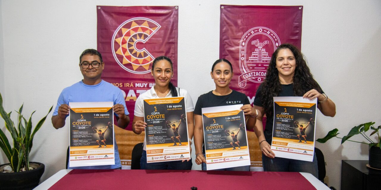 Coatzacoalcos impulsa la halterofilia con la Copa Coyote 2026
