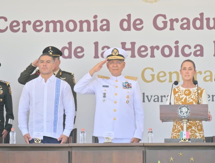Marina presenta a una nueva generación de Oficiales egresados de la Heroica Escuela Naval Militar