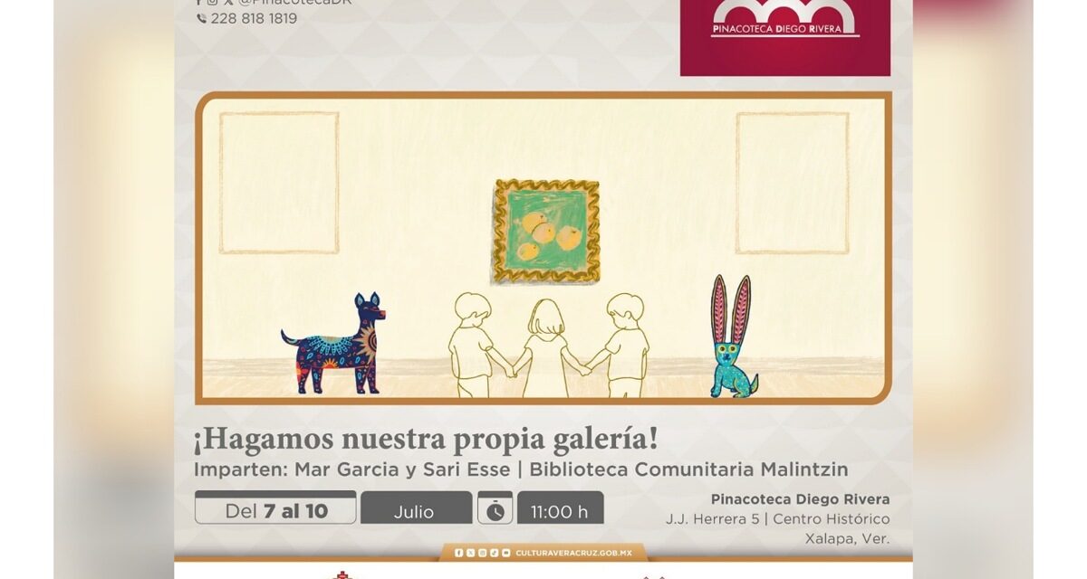 Invita SECVER al público infantil a crear su propia galería artística