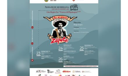 La SECVER invita a la gira teatral ¡Por mi general Zapata! en la región de la Cuenca del Papaloapan