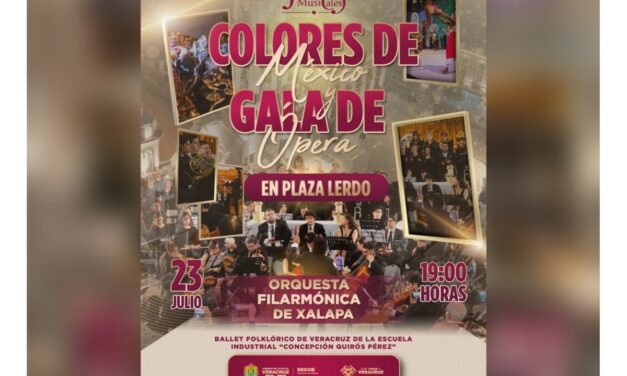 Colores de México y Gala de Ópera llegarán a Plaza Lerdo en Jueves Musicales
