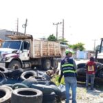 Recolectan más de 17 toneladas de residuos durante jornada de descacharrización en la colonia Santa Rosa de Coatzacoalcos