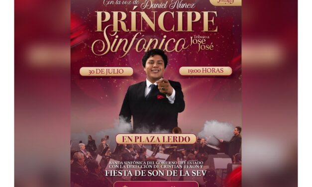 Tributo sinfónico a José José en Plaza Lerdo este Jueves Musical: SEGOB