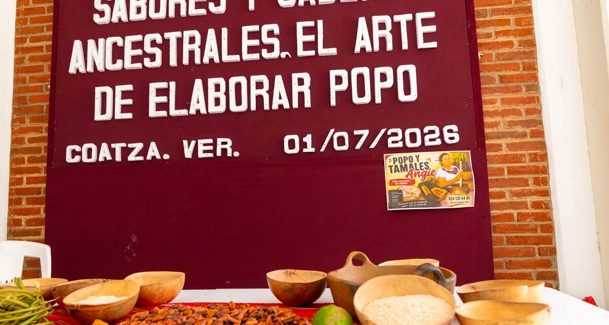 Ayuntamiento promueve tradiciones con taller de elaboración de popo en Coatzacoalcos