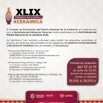 SECVER habilita tres sedes para recibir obras participantes del Premio Nacional de Cerámica