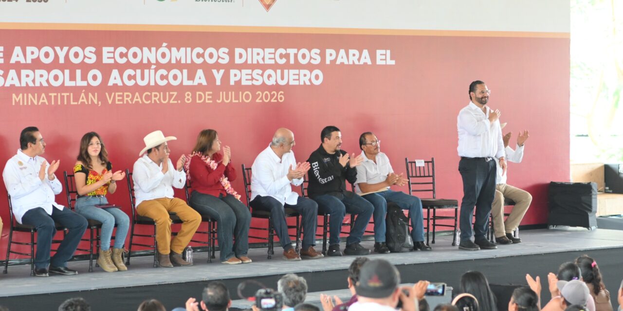 “Rocío Nahle es una aliada”: Pedro Miguel Rosaldo celebra apoyos por 2.7 mdp para pescadores de Coatzacoalcos