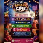 Brindarán bibliotecas de Coatzacoalcos Semana de Cine gratuita a niñas y niños durante julio