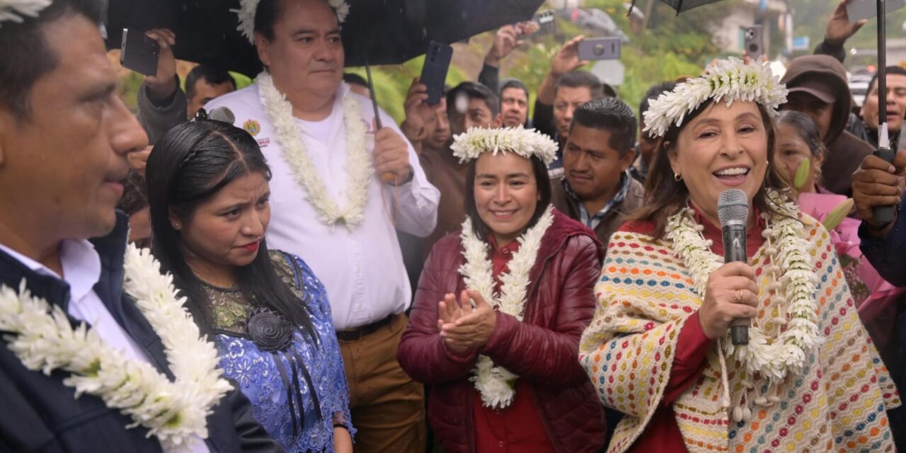 Cumple Gobernadora su palabra con la entrega de la carretera Tecamalucan–Tepachapa