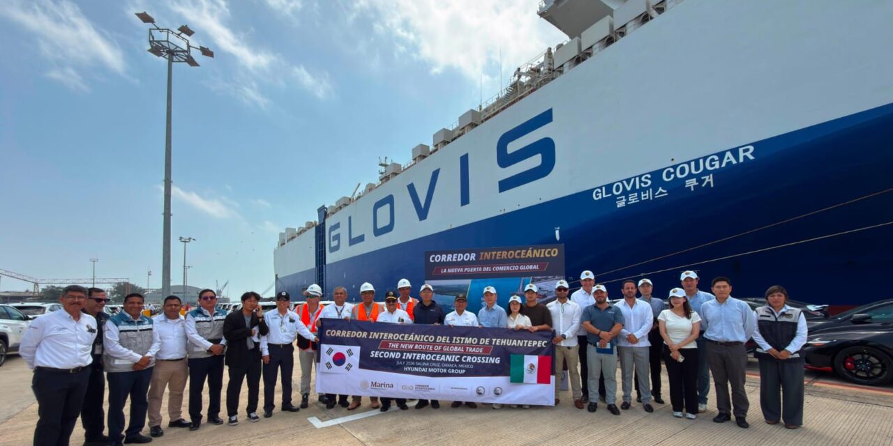 Segundo cruce de Hyundai Glovis afianza a Veracruz y al CIIT como alternativa logística