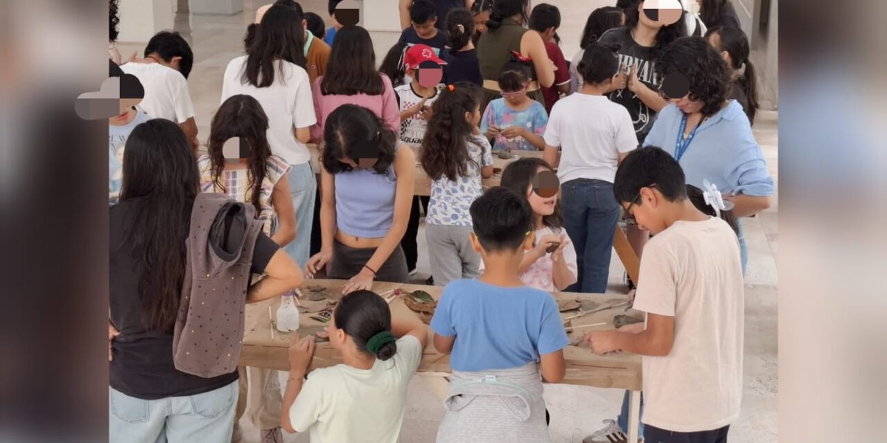 SEV acerca a niñas y niños al arte de la alfarería