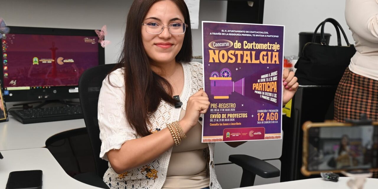 Ayuntamiento impulsa el talento juvenil con el Concurso de Cortometraje “Nostalgia”
