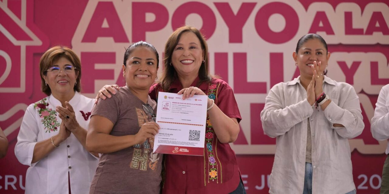 Rocío Nahle entrega 5 mil 763 apoyos y anuncia una nueva etapa de Apoyo a la Palabra para el puerto de Veracruz