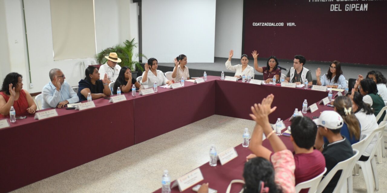 Instalan en Coatzacoalcos el GIPEAM para fortalecer la prevención del embarazo en adolescentes