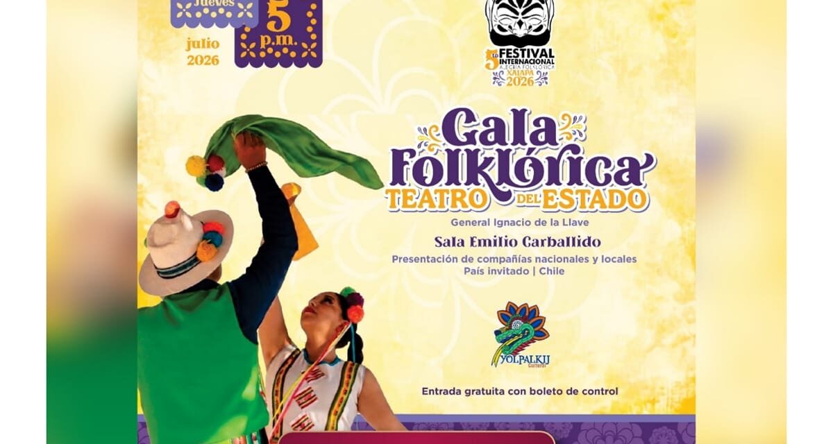 SECVER promueve la danza folclórica en el Teatro del Estado Ignacio de la Llave