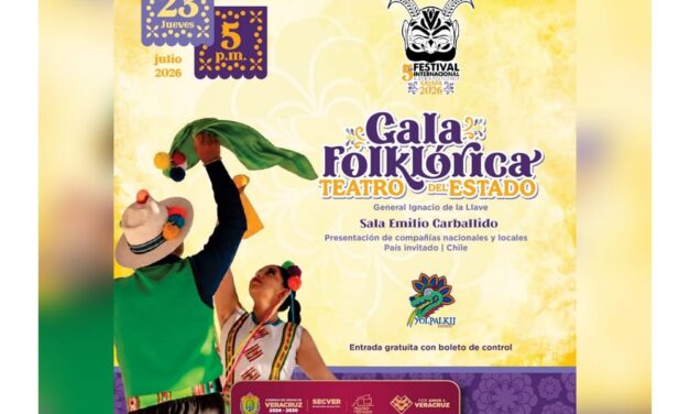 SECVER promueve la danza folclórica en el Teatro del Estado Ignacio de la Llave