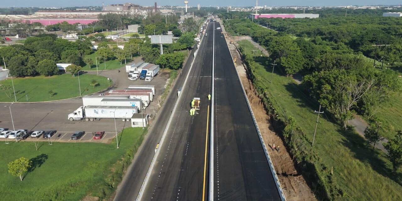 SICT habilitará este jueves circulación provisional en el Distribuidor Vial de acceso al Puerto de Veracruz