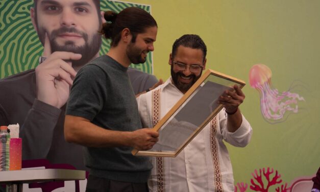 Pedro Miguel Rosaldo destaca el éxito de la conferencia de Farid Dieck en Coatzacoalcos
