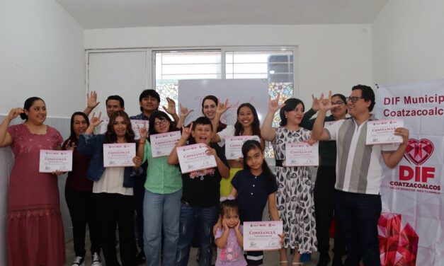 Promueve DIF Coatzacoalcos una sociedad más incluyente con taller de Lengua de Señas