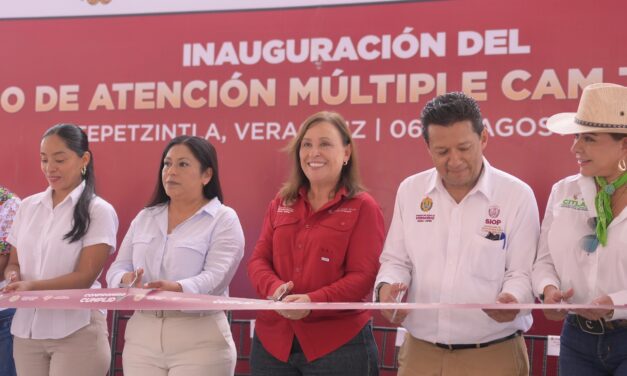 Gobernadora Rocío Nahle cumple con la construcción del Centro de Atención Múltiple en Tepetzintla