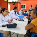 Salud despliega atención médica y vigilancia sanitaria en Las Choapas