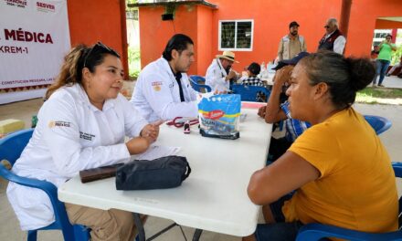 Salud despliega atención médica y vigilancia sanitaria en Las Choapas