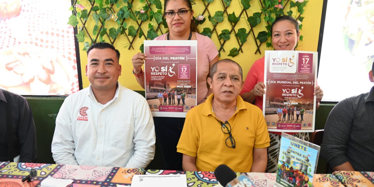 Arrancará en Coatzacoalcos campaña “Yo sí respeto” en favor de las personas con discapacidad