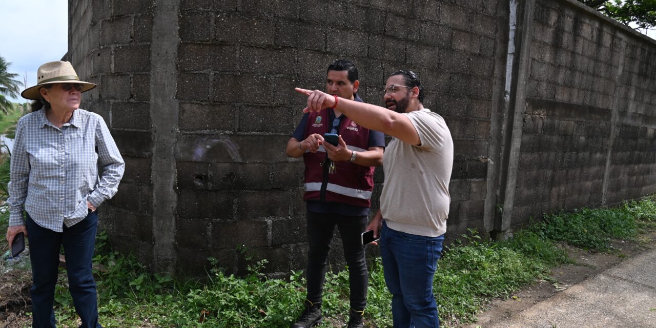 Atiende Gobierno de Coatzacoalcos colonias afectadas por las lluvias y supervisa trabajos de limpieza