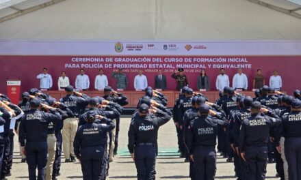 Veracruz suma 107 nuevos elementos a las tareas de Policía de Proximidad