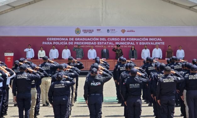 Veracruz suma 107 nuevos elementos a las tareas de Policía de Proximidad