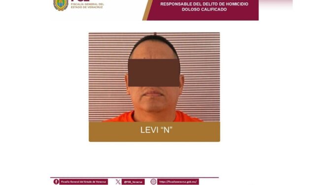 Investigación ministerial sustenta vinculación a proceso de “Comandante Levi” por homicidio doloso calificado en Yanga