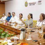 Titular de SEV Raquel Bonilla se reúne con la dirigencia de la Sección 32 del SNTE