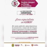 Abierta convocatoria del ‘Quinto Congreso Internacional de Gestión Integral de Riesgo de Desastres’