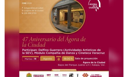 Celebra SECVER 47 aniversario del Ágora de la Ciudad de Xalapa
