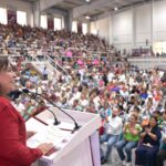 Transformación con justicia social, mil 800 personas de siete municipios reciben Apoyo a la Palabra: Rocío Nahle