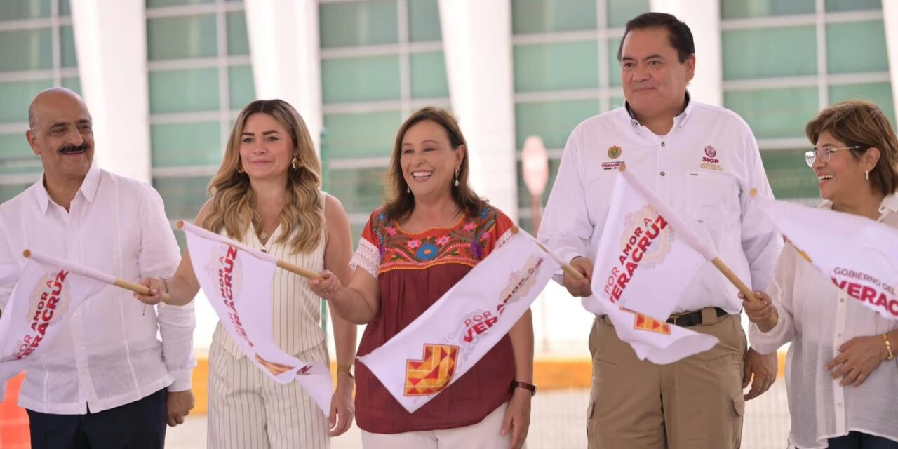 Rocío Nahle da el banderazo de inicio de la ampliación del World Trade Center Veracruz