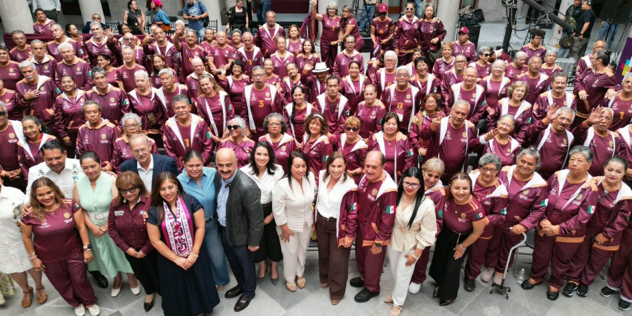 Abandera Gobernadora a participantes de las Olimpiadas de Oro 2026