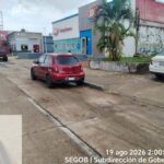 Disminuyen niveles de agua y se restablece la circulación en diversos puntos de Coatzacoalcos