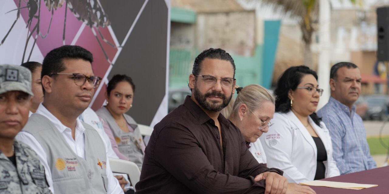 “La misión es que no haya enfermedades”: arranca Pedro Miguel Rosaldo Segunda Jornada Nacional contra el Dengue en Coatzacoalcos