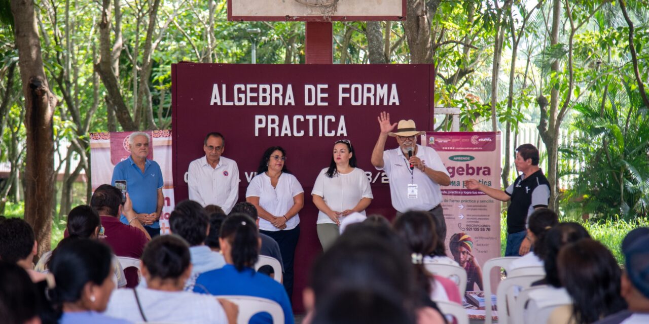 Concluye con éxito curso “Álgebra de forma práctica” en Coatzacoalcos