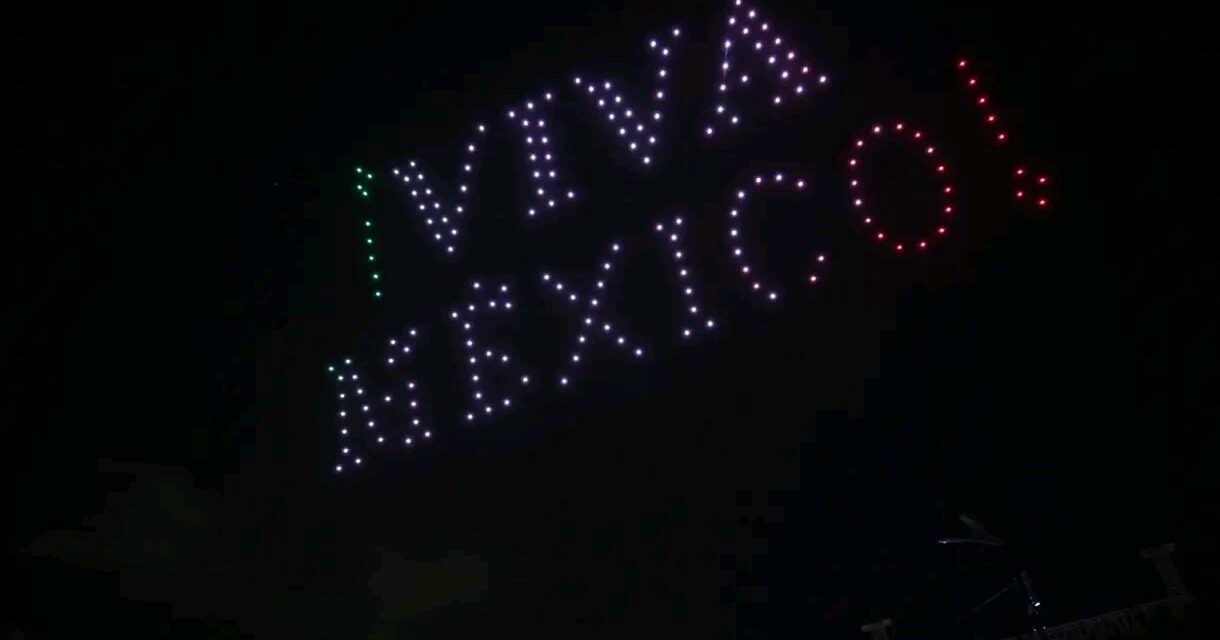 ​¡Coatzacoalcos brilló desde el cielo! El impresionante show de drones que deslumbró el puerto