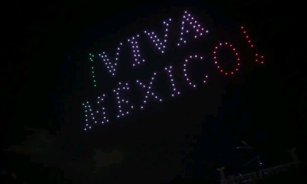 ​¡Coatzacoalcos brilló desde el cielo! El impresionante show de drones que deslumbró el puerto