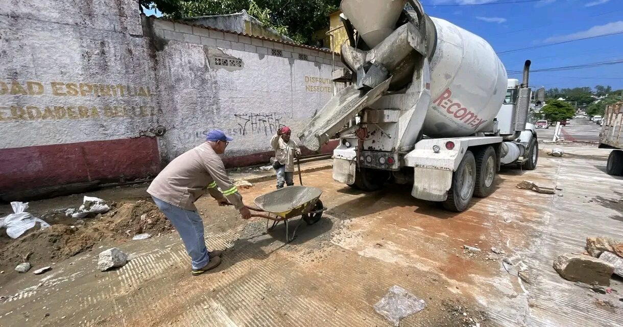 Coatzacoalcos avanza en el mejoramiento de sus vialidades