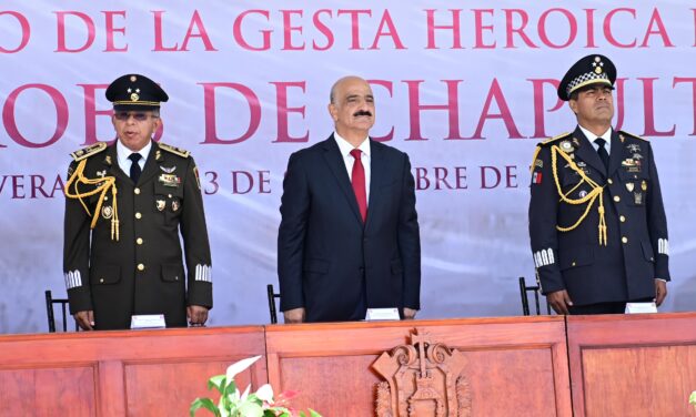 En el 179 Aniversario de la Gesta de los Niños Héroes, Fuerzas Armadas refrendan compromiso con la seguridad de Veracruz