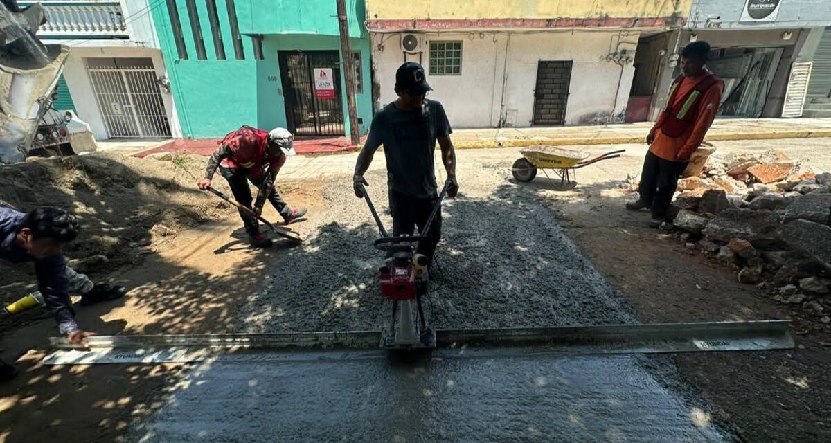 Avanza el programa “Cero Baches” con la rehabilitación de la avenida Revolución en Coatzacoalcos​