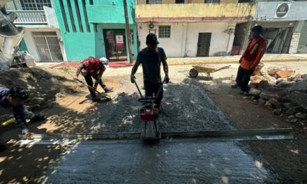 Avanza el programa “Cero Baches” con la rehabilitación de la avenida Revolución en Coatzacoalcos​
