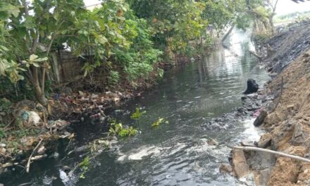 ​Retiran toneladas de basura y enseres del canal pluvial Los Mangos en Coatzacoalcos