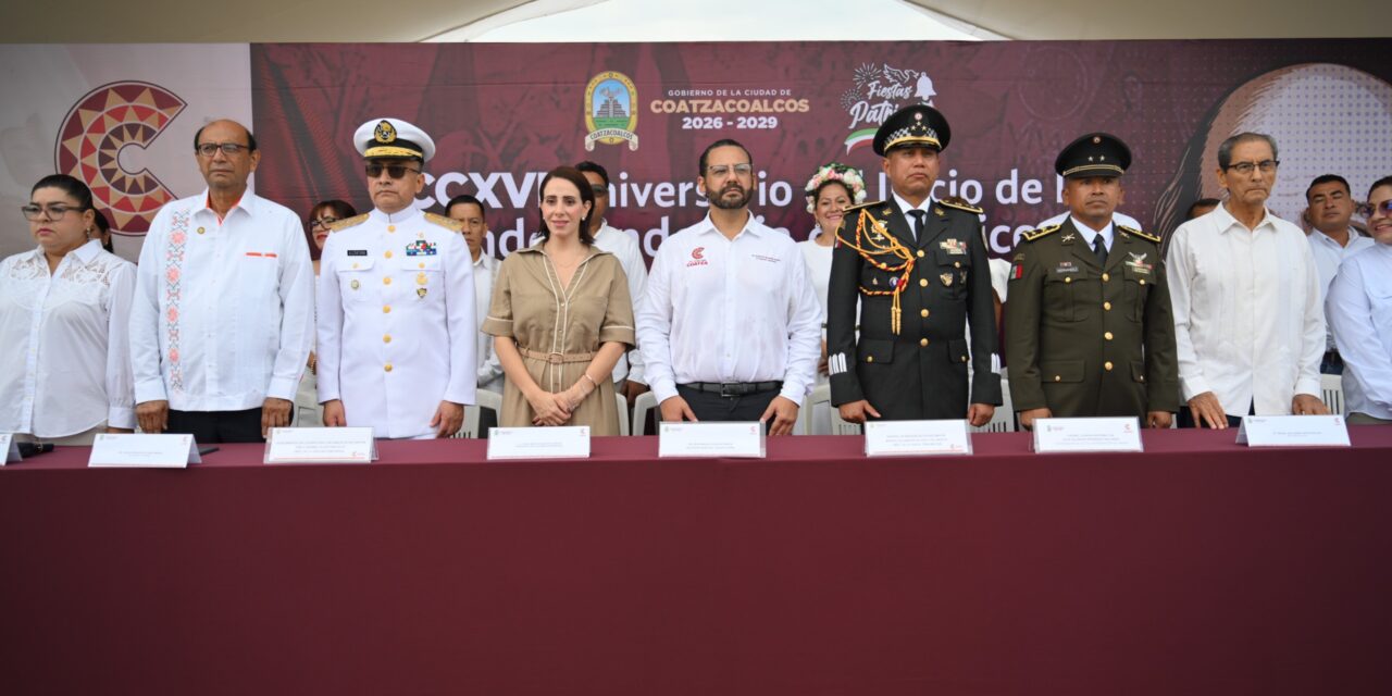 Coatzacoalcos conmemora el 216 Aniversario de la Independencia de México con Desfile Cívico Militar